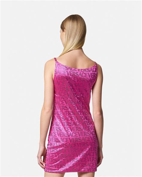 swarovski-crystal versace mini dress|VERSACE Icons draped crystal.